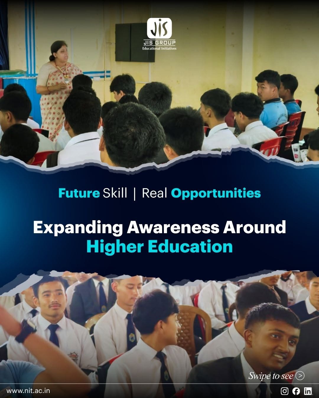 Inspiring young minds in Kalimpong through conversations on higher education, opportunity, and future-ready careers.